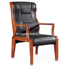 Китай черный кожаный боковой стул (FOH-F26)